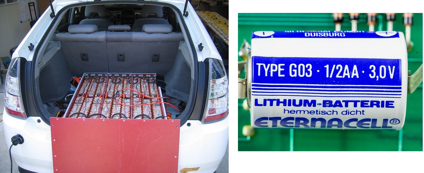 car and keyboard lithium batteries
